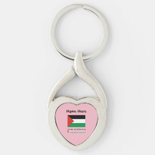 Llavero Bandera Palestina Palestina Negra Personalización 