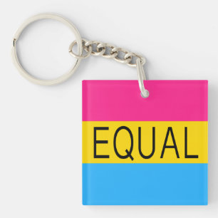 Llavero Bandera Pansexual EQUAL