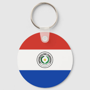 Llavero Bandera paraguaya