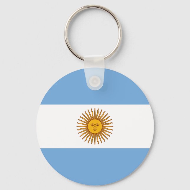Llavero Bandera Patriótica Argentina (Anverso)