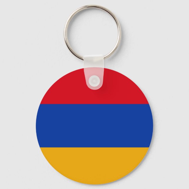 Llavero Bandera patriótica armenia (Anverso)