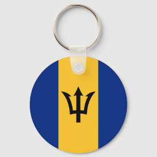 Llavero Bandera Patriótica de Barbados
