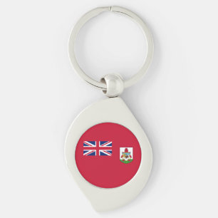 Llavero Bandera patriótica de Bermudas