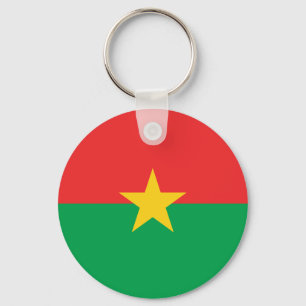 Llavero Bandera patriótica de Burkina Faso