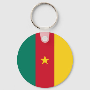 Llavero Bandera patriótica de Camerún