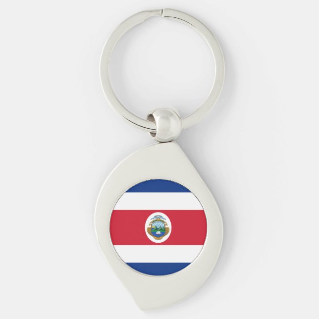 Llavero Bandera Patriótica de Costa Rica (Anverso)