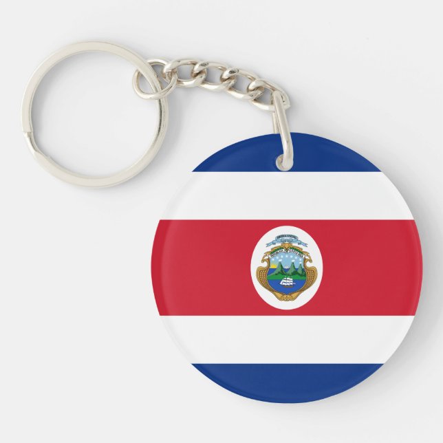Llavero Bandera Patriótica de Costa Rica (Frente)