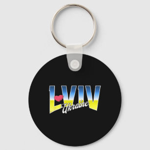 Llavero Bandera Patriótica De Lviv Ucrania Orgullo Naciona