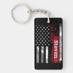 Llavero Bandera personalizada para camionero