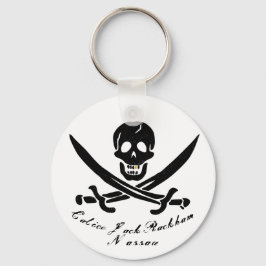Llavero Bandera pirata Calico Jack Nassau Jolly Roger