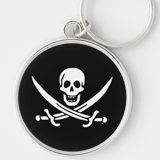 Llavero Bandera pirata de Jolly roger (Frente)