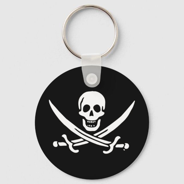 Llavero Bandera pirata de Jolly roger (Anverso)