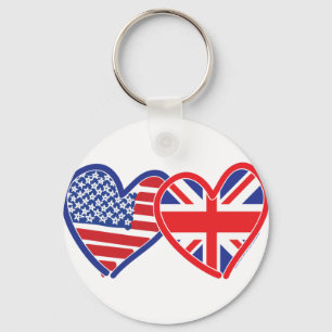 Llavero Bandera plana Union Jack USA