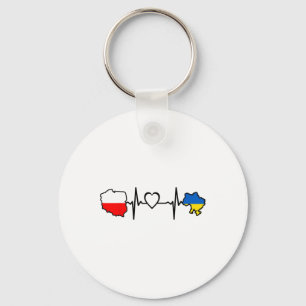 Llavero Bandera polaca ucraniana - Ucrania Polonia Latido 