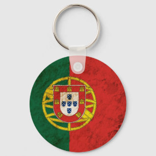 Llavero Bandera portuguesa rugosa