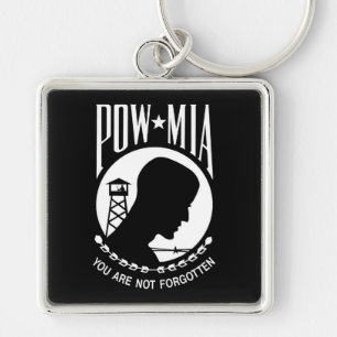 Llavero Bandera POW MIA: Soldados desaparecidos de la guer
