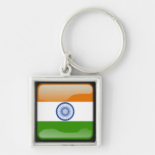 Llavero Bandera pulida india