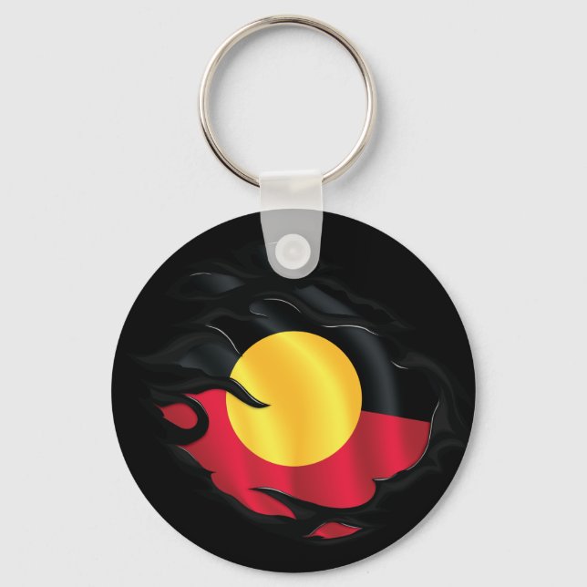 Llavero Bandera robada aborigen (Anverso)