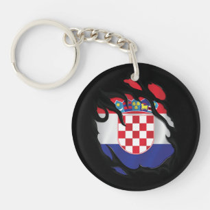 Llavero Bandera robada de Croacia