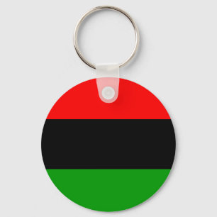 Llavero Bandera roja, negra y verde panafricana