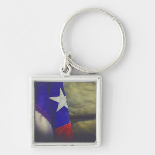 Llavero Bandera Rusa Estrella de Texas Estados Unidos