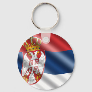 Llavero Bandera serbia