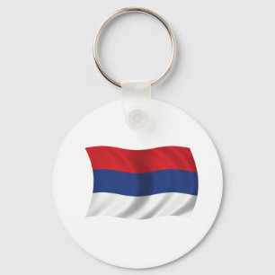 Llavero Bandera servia