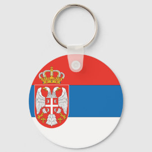 Llavero Bandera servia
