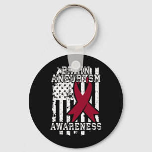 Llavero Bandera - Superviviente de aneurisma cerebral