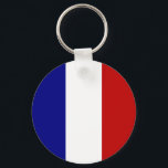 Llavero ¡Bandera totalmente francesa!<br><div class="desc">La bandera de Francia, o bandera francesa, cubre completamente el producto aquí. Diversión por el Día de la Bastilla o en cualquier momento que quieras compartir tu amor por todas las cosas de Francia. Un regalo maravilloso para los francoamericanos, o para cualquiera que ame su herencia, ascendencia y cultura francesas....</div>