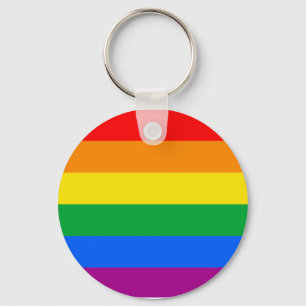 Llavero Bandera tradicional del Orgullo Gay