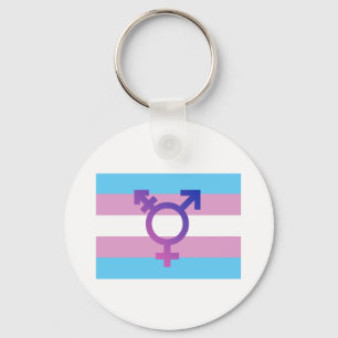 LLAVERO BANDERA TRANS ORIGINAL CON SÍMBOLO