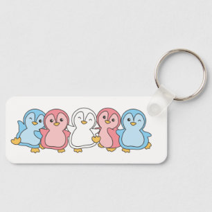 Llavero Bandera Transgénero Orgullo Lgbtq Cute Pingüino Ke
