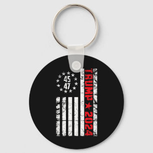 Llavero Bandera Trump 2024 - 45 47 Bandera de Trump Betsy