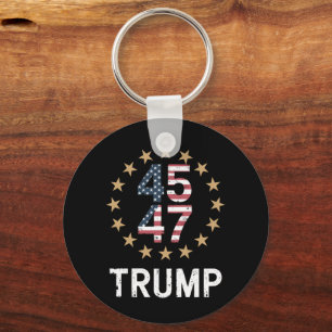 Llavero Bandera Trump 2024 Recuperemos América Trump 45 47
