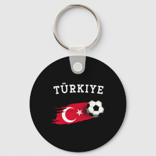 Llavero Bandera Turca Bandera de Turquía Fútbol Turco Fútb