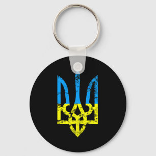 Llavero Bandera ucraniana vintage Tryzub regalo Ucrania