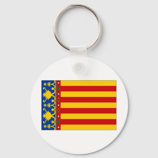 Llavero Bandera valenciana (Anverso)