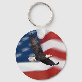 Llavero Bandera y águila de Estados Unidos