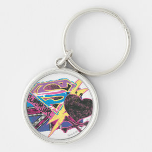 Llavero Bandera y bandera pirata de Supergirl