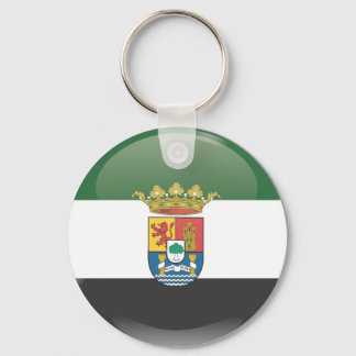 Llavero Bandera y escudo de Extremadura