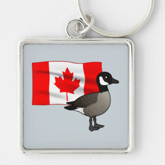 Llavero Bandera y ganso de Canadá
