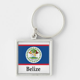 Llavero Bandera y nombre de Belice