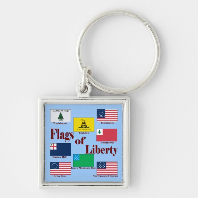 Llavero Banderas de la libertad (Frente)