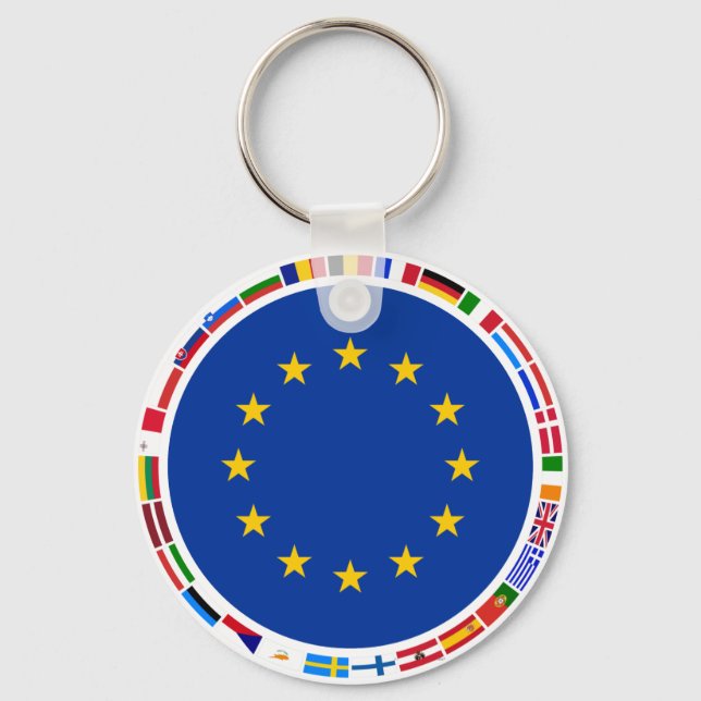 Llavero Banderas de la Unión Europea (Anverso)