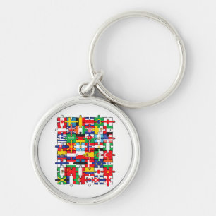 Llavero Banderas de países del mundo bandera internacional