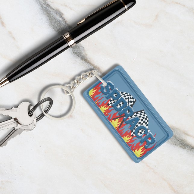 Llavero Banderas y llamas de la raza Guay Blue SPDRACR (Subido por el creador)