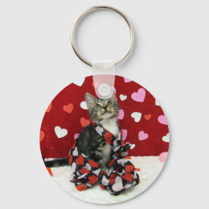 Llavero Bandit The Cat Stole My Heart Keychain