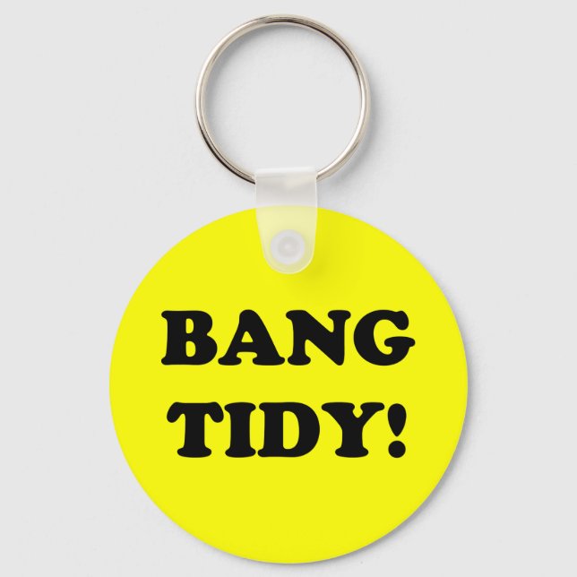 LLAVERO "¡BANG TIDY!" (Anverso)