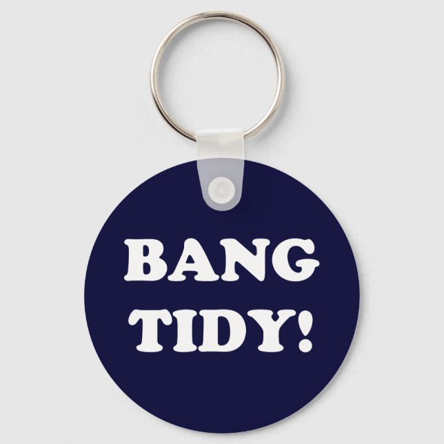 LLAVERO "¡BANG TIDY!" (Anverso)